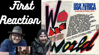 First USA for Africa We are the World Reaction