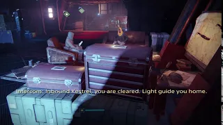 Idle Dialogue, The Tower | Intercom: "Light Guide You Home" | Destiny