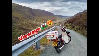 A 2-Day Honda Cub Road Trip | Day 1 Part 2 | Hereford to Betws-y-Coed