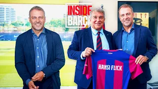 HANSI FLICK: HIS FIRST DAY AT FC BARCELONA 🔵🔴