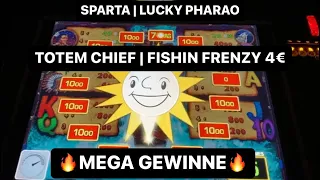 Lucky Pharao Fishin Frenzy Totem Chief Sparte Freispiele 4€ Merkur Magie Casino Spielothek Novoline