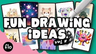 10 EASY THINGS to DRAW when you are bored - VOL.2 - Easy Procreate Drawing Ideas