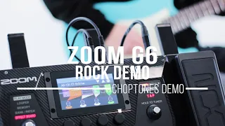 Zoom G6 | Rock Demo