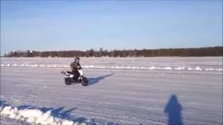 Lukas Karlsson Yamaha Slider ice stunt 2015