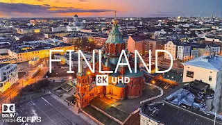 FINLAND 8K Video Ultra HD With Soft Piano Music - 60 FPS - 8K Nature Film