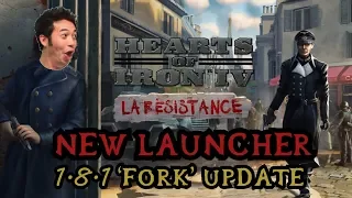 NEW Launcher 1.8 'Fork' - Hearts of Iron 4: 'La Resistance' Dev Diary
