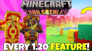 EVERYTHING NEW In Minecraft 1.20 The Trails & Tales Update!