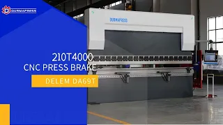 DURMAPRESS 9-Axis CNC Press Brake MB8 Pro 40210 (210 Ton 4000mm) with DELEM DA69T CNC BGA-8