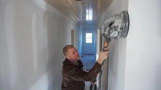 Drywall Sanding Finishing Touches With a WEN Sander!