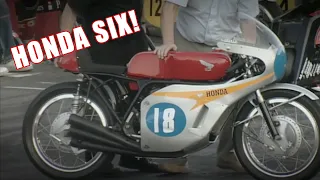 Awesome sound of a Honda Six! Isle of Man TT On the Prom 2007 | Honda RC166