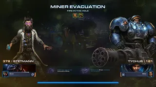 StarCraft II (Weekly mutation - Fire in the Hole)