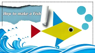 Basic Shaped Fish🐟 | Fish Making | Learn how to use Basic shapes to make a Fish