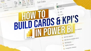 How to Build Cards, Multi Cards & KPI's in Power BI