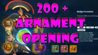 200+ Armament Chest opening [Can we get the GOD roll?] Rise Of Kingdoms