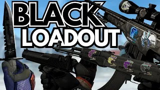 The BEST BLACK Inventory for CS2! (BUDGET BLACK Skins Themed Loadout)