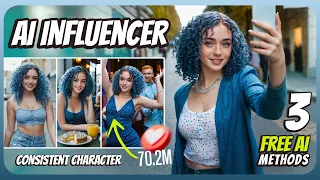 Create AI Influencer | Realistic | 100% FREE AI | Consistent characters | NO Midjurney | NO Dall-E