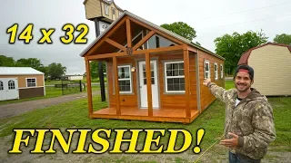 FINISHED Cabin - Shed To House - LoneStar Sheds