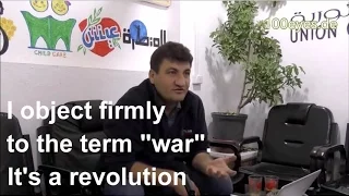 Interview with Raed Fares, Union of Revolutionary Bureaus, Kafranbel, Syria