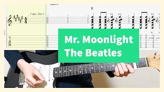 The Beatles - Mr. Moonlight Guitar Tabs