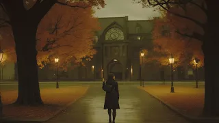 Feeling Melancholic but still have to Study | Autumn Vibes | Dark Academia| Windy Atmosphere