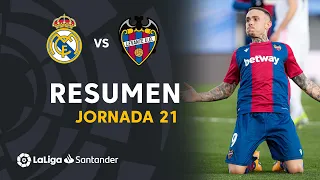 Resumen de Real Madrid vs Levante UD (1-2)