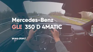 2016 Mercedes-Benz GLE 350 D 4Matic 258HP (190kW) POV test drive, virtual test drive, car review