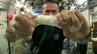 Wet Washcloth in Space | Outrageous Acts of Science