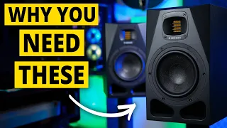 Why Use Studio Monitors, and How to Use Them CORRECTLY! PLUS - Why I'm using the Adam Audio A7V