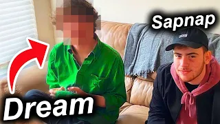 DREAM WALKS IN SAPNAP'S ROOM IN REAL LIFE ON STREAM