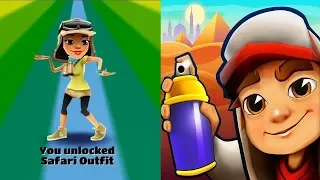 Subway Surfers World Tour 2020 -  Cairo - New Character Jasmine Safari Outfit Gameplay Full Screen