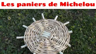 How to make a base of a wicker basket ?