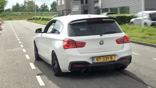 BMW M135i/M140i Club Leaving Carmeet - Accelerations and Powerslides! + M3 E92 Donuts!