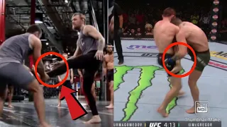 Conor Mcgregor explaining his takedown defense against Khabib.