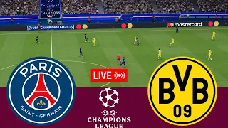 [LIVE] PSG vs Borussia Dortmund. UEFA Champions League 23/24 Full Match - VideoGame Simulation