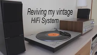 Reviving my vintage Yamaha and Bang & Olufsen HiFi System