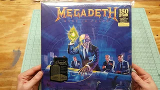 Megadeth Rust in Peace full album vinyl review/unboxing