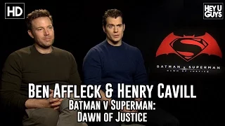 Ben Affleck & Henry Cavill Exclusive Movie Interview - Batman v Superman - Dawn of Justice
