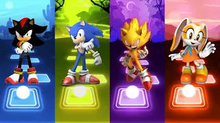 Shadow Sonic 🆚 Sonic The Hedgehog 🆚 Sonic Boom 🆚 Super Sonic Exe | Tiles Hop EDM Rush
