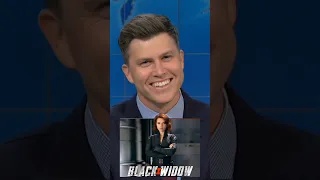 "BLACK WIDOW" 😱🤣 COLIN JOST #shorts