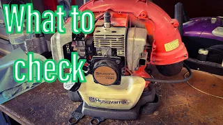 Husqvarna 130BT Backpack Blower Won't Run Right - What to Check