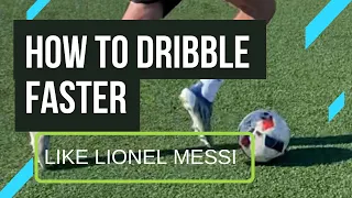 HOW TO DRIBBLE LIKE LIONEL MESSI IN FOOTBALL ⚽️🔥💯