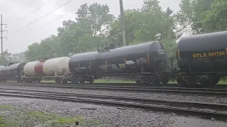 NS Train Stopping And Reversing In Thunderstorm