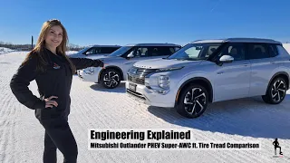 Engineering Enhanced: Mitsubishi Outlander PHEV Super-AWC & Tire Tech Explained