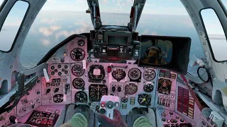 Вылет на Су-17М4 в VR шлеме в War Thunder. СБ режим.