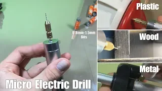 Micro Electric Drill (0.8-1.5mm bits)