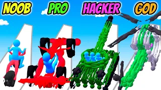 Human Vehicle - NOOB vs PRO vs HACKER vs GOD