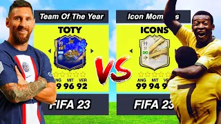 ICONS vs TOTY in FIFA 23! 👀⚽️