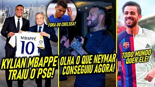 CHAPÉU no BARÇA! - NEYMAR SURPREENDEU GERAL! - MBAPPE REVOLTA O PSG! - THIAGO SILVA FORA do CHELSEA!