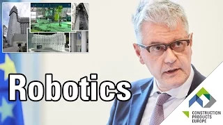 Robotics in construction by Thomas Bock, euRobotics & TU München