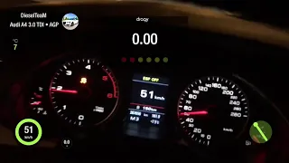 100-200 km/h • Audi A4 [B8] 3.0 TDI quattro • Stage 3